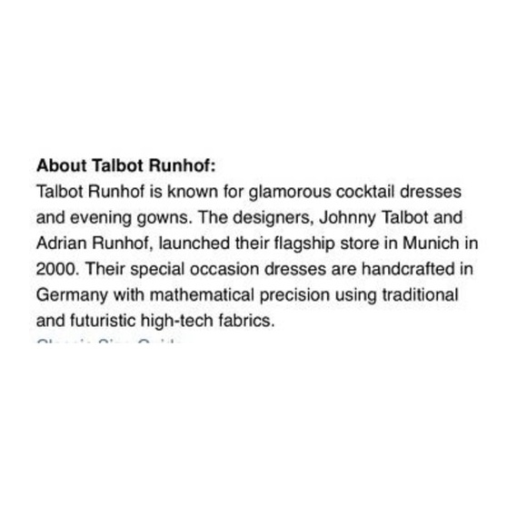 NWT Talbot Runhof evening gown - Picture 4 of 7